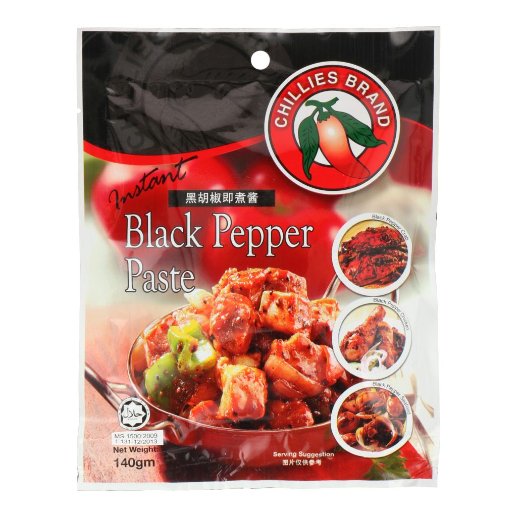 Chillies Brand Instant Black Pepper Paste 140g Yee Lee Oils & Foodstuffs