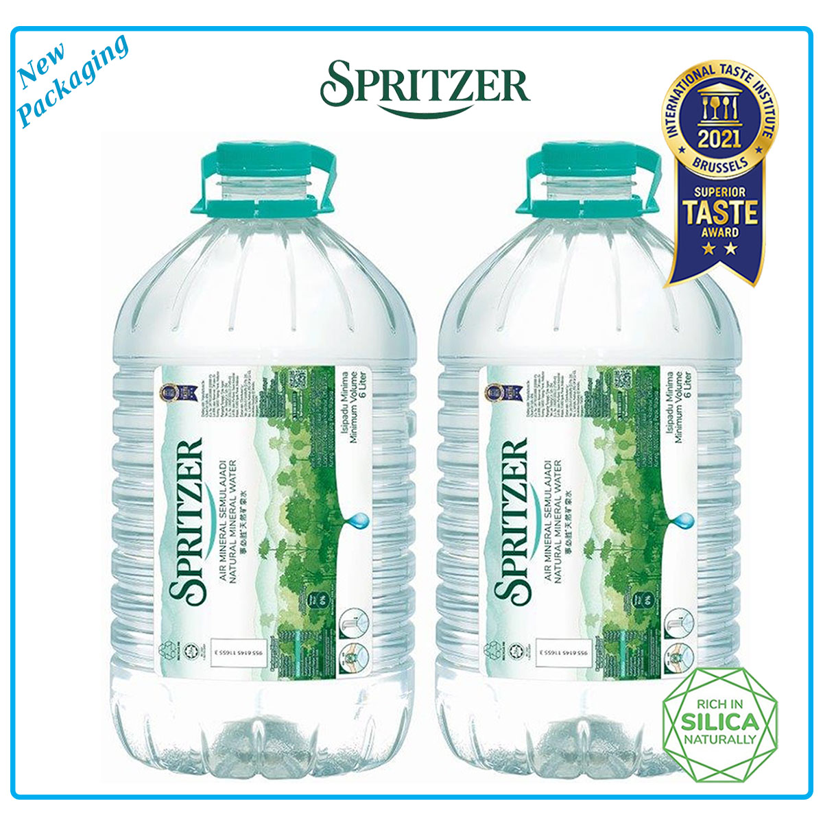 Spritzer Brand – Natural Mineral Water 6L X 2 🌟NewPackaging – Yee Lee | Oils & Foodstuffs Spritzer Brand – Natural Mineral Water 6L X 2 🌟NewPackaging – Yee Lee | Oils & Foodstuffs